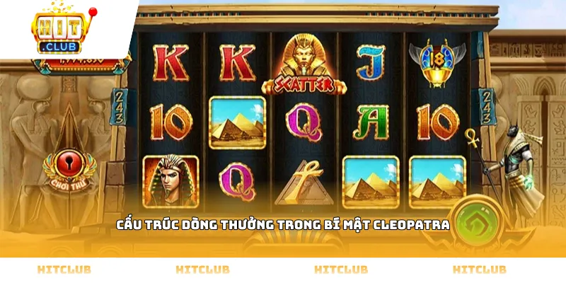 Cấu trúc dòng thưởng trong Bí mật cleopatra
