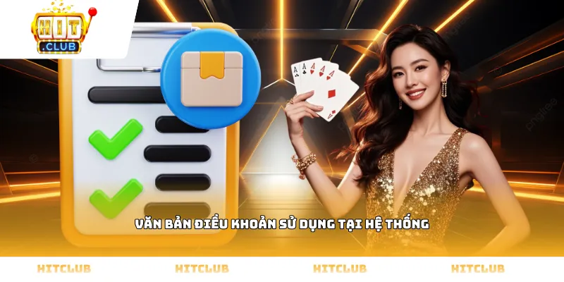 Văn bản Điều khoản sử dụng tại hệ thống